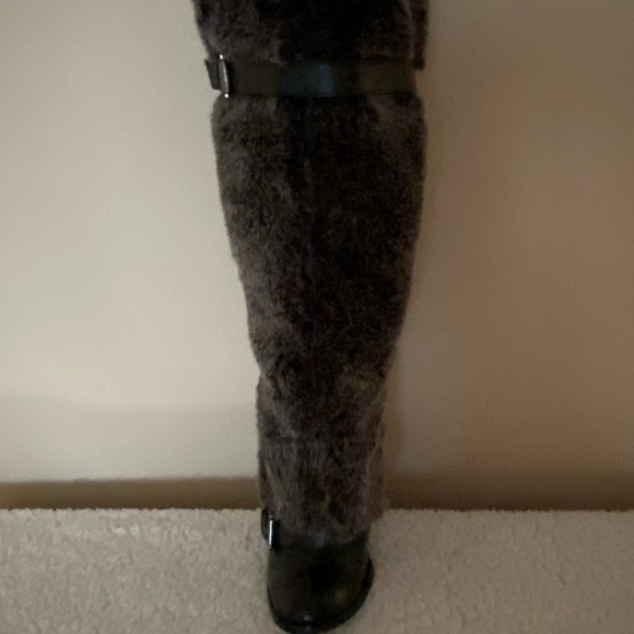 Colin Stuart leather/fur boots. Sexy!!!! - Picture 3 of 5